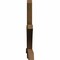 Ekena Millwork Davenport Rough Sawn Timber Gable Bracket, Western Red Cedar, 108"W x 68"H x 6"D x 6"F, 15/12 Pitch GBW108X68X0606DAV00RWR - alternate 4